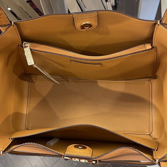 MICHAEL KORS
Reed Large Leather Belted Satchel Shoulder Tote Handbag 
Deer NWT - Picture 10 of 16